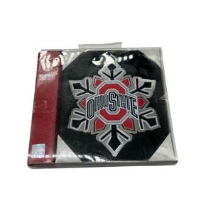 NEW Ohio State Buckeyes Snowflake Ornament Forever Collectibles NCAA‎ Licensed